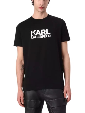 ανδρικό t-shirt μαύρο karl lagerfeld 755087 554235-990