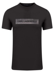 ανδρικό t-shirt μαύρο karl lagerfeld 755035 554221-990