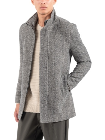 ανδρικό παλτό γκρι vittorio adamo-grey σε προσφορά