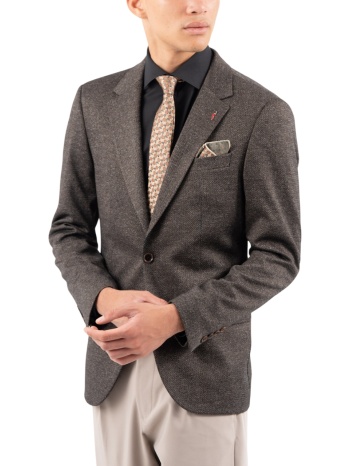 ανδρικό σακάκι καφέ vittorio corte-brown σε προσφορά