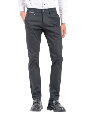 ανδρικό παντελόνι μαύρο vittorio 2526commo-black σε προσφορά