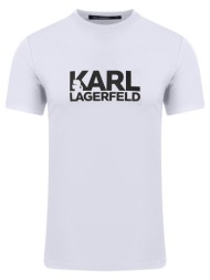 ανδρικό t-shirt λευκό karl lagerfeld 755087 554235-10