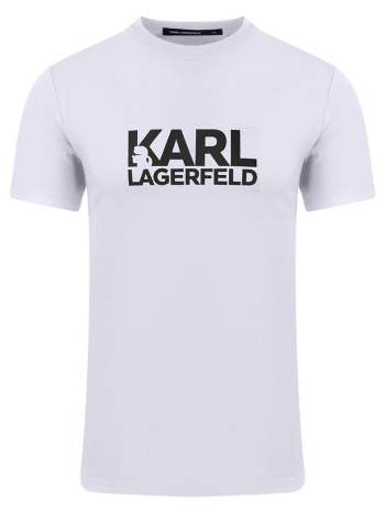 ανδρικό t-shirt λευκό karl lagerfeld 755087 554235-10 σε προσφορά