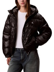 γυναικείο puffer μπουφάν μαύρο calvin klein lv047d505g-ub1