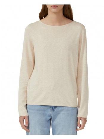 γυναικείο πουλόβερ μπεζ s.oliver 2168768-81w1