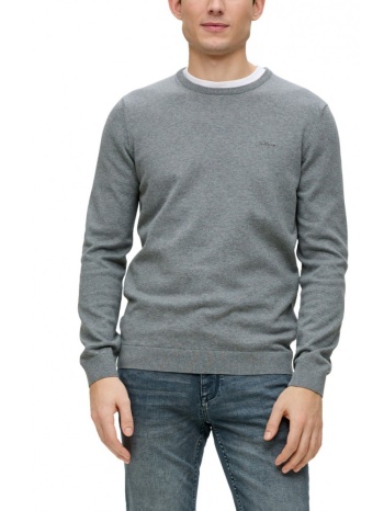 ανδρικό πουλόβερ γκρι s.oliver 2143173-92w0 σε προσφορά