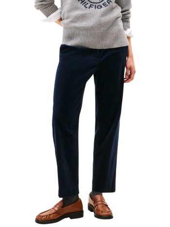 γυναικείο κοτλέ παντελόνι navy μπλε tommy hilfiger σε προσφορά