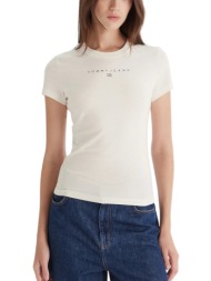 γυναικείο t-shirt λευκό tommy jeans dw0dw21550-ybh