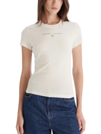 γυναικείο t-shirt λευκό tommy jeans dw0dw21550-ybh
