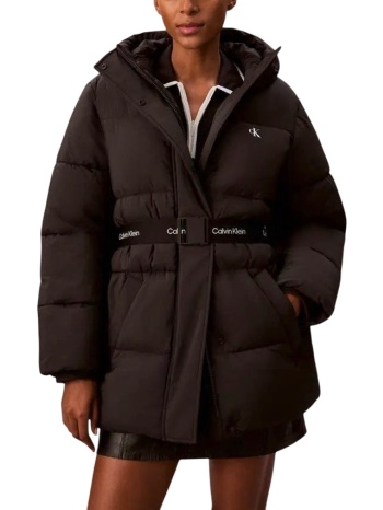 γυναικείο puffer μπουφάν μαύρο calvin klein lv047d507g-ub1 σε προσφορά