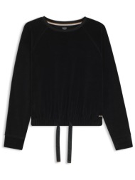 γυναικείο φούτερ μαύρο boss 50550724-001