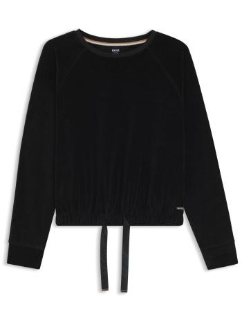 γυναικείο φούτερ μαύρο boss 50550724-001 σε προσφορά