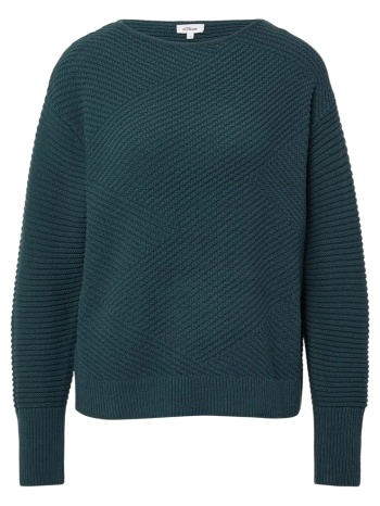 γυναικείο πουλόβερ πετρόλ s.oliver 2170430-6933 σε προσφορά