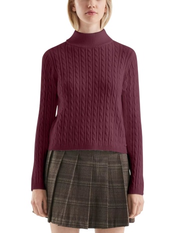 γυναικείο πουλόβερ μπορντό s.oliver 2173025-3900 σε προσφορά