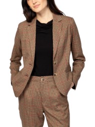 γυναικείο graven σακάκι καφέ heavy tools t88001-checked