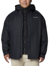 ανδρικό plus size tunnel falls ii μπουφάν μαύρο columbia 2096922-010