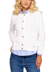 γυναικεία hanoliw25 ζακέτα λευκή heavy tools t53038-ecru