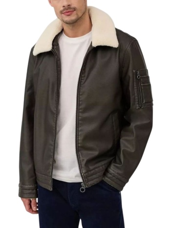 ανδρικό μπουφάν καφέ s.oliver 2167360-8940 σε προσφορά