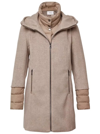 γυναικείο παλτό μπεζ s.oliver 2166605-81w8 σε προσφορά