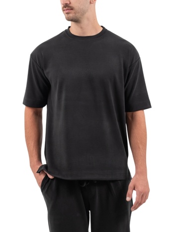 ανδρικό t-shirt μαύρο vittorio jordat-black σε προσφορά