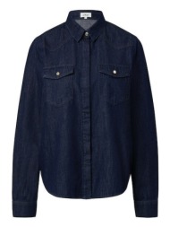 γυναικείο τζιν πουκάμισο navy μπλε s.oliver 2169949-59y8