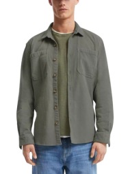 ανδρικό κοτλέ πουκάμισο λαδί s.oliver 2170384-7929