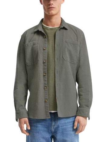 ανδρικό κοτλέ πουκάμισο λαδί s.oliver 2170384-7929 σε προσφορά