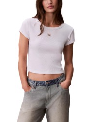 γυναικείο t-shirt λευκό calvin klein lv047c200g-yaa