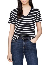 γυναικείο ριγέ t-shirt navy μπλε tommy hilfiger ww0ww40584-02c