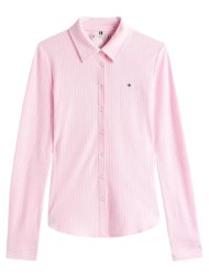 γυναικείο 1985 slim πουκάμισο ροζ tommy hilfiger ww0ww43528-0d7