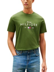 ανδρικό t-shirt πράσινο tommy hilfiger mw0mw41455-l01