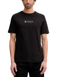 ανδρικό t-shirt μαύρο tommy hilfiger mw0mw41453-bds