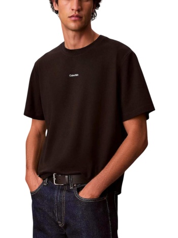 ανδρικό t-shirt μαύρο calvin klein lv04lc241g-ub1