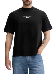 ανδρικό t-shirt μαύρο calvin klein lv04rc851g-ub1