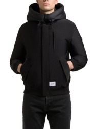 ανδρικό clemat bomber μπουφάν μαύρο khujo kj2067jk253-black