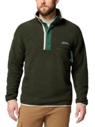 ανδρικό helvetia ii half snap fleece πράσινο columbia 2090891-367