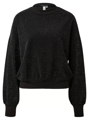 γυναικείο φούτερ μαύρο s.oliver 2174484-9999 σε προσφορά