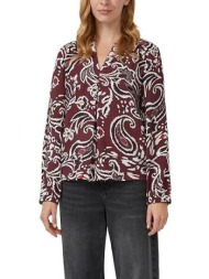 γυναικεία πουκαμίσα μπορντό s.oliver 2170028-39a2