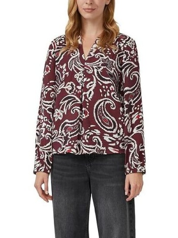 γυναικεία πουκαμίσα μπορντό s.oliver 2170028-39a2 σε προσφορά