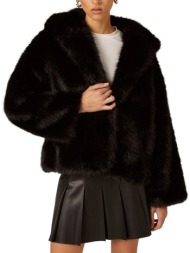 γυναικεία eco γούνα μαύρη alcott cp0075doax15-black