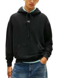 ανδρικό φούτερ μαύρο tommy jeans dm0dm22383-bds