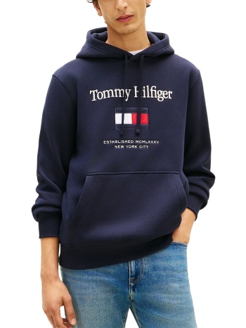 ανδρικό φούτερ navy μπλε tommy hilfiger mw0mw42735-dw5