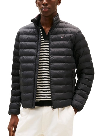 ανδρικό μπουφάν μαύρο tommy hilfiger mw0mw39990-bds