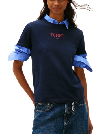 γυναικείο t-shirt navy μπλε tommy jeans dw0dw21842-c1g