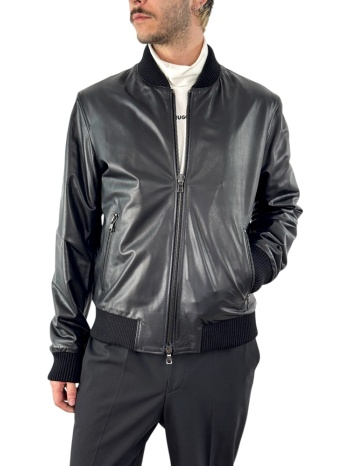 ανδρικό δερμάτινο μπουφάν μαύρο maffei 41231-nero σε προσφορά