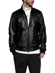 ανδρικό δερμάτινο μπουφάν μαύρο maffei 51220-nero