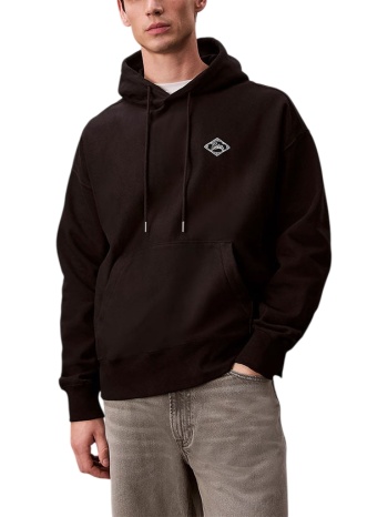 ανδρικό φούτερ μαύρο calvin klein lv14re202g-ub1