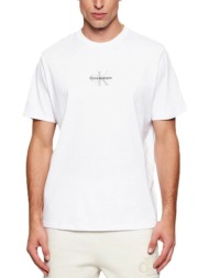 ανδρικό t-shirt λευκό calvin klein lv04rb866g-yaa