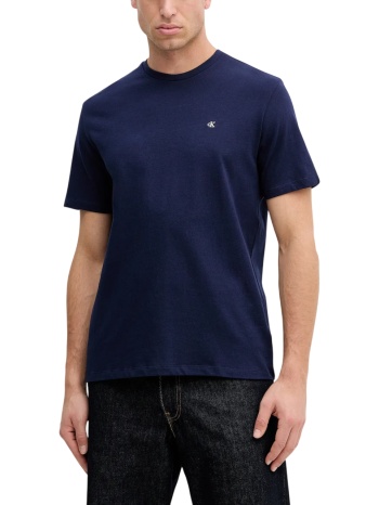 ανδρικό monogram t-shirt navy μπλε calvin klein