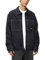 ανδρικό τζιν μπουφάν μαύρο karl lagerfeld jeans b1m14020-999 black